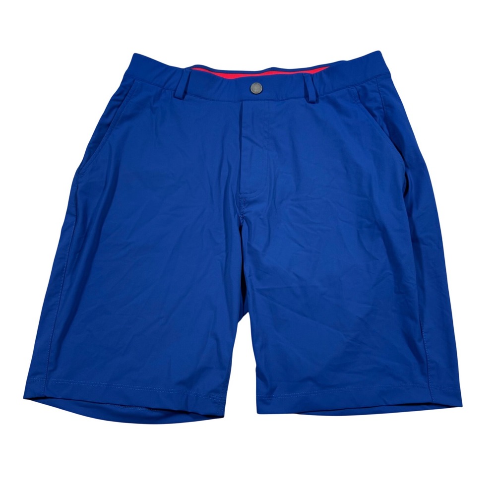 Redvanly Golf Shorts Mens Medium Royal Blue Performance Athletic Pull On 32W